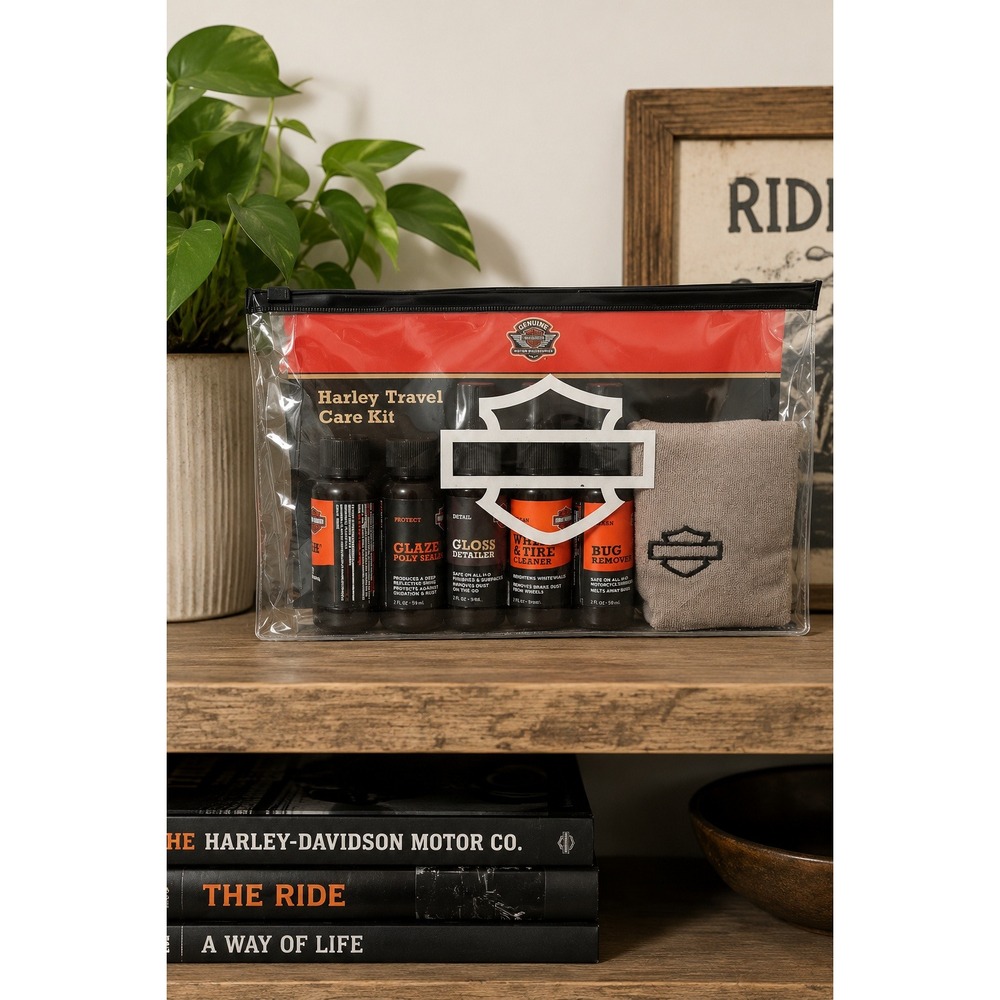 Harley-Davidson‎ Travel Care Kit Motorcycle Cleaning Kit New Sealed Bar & Shield